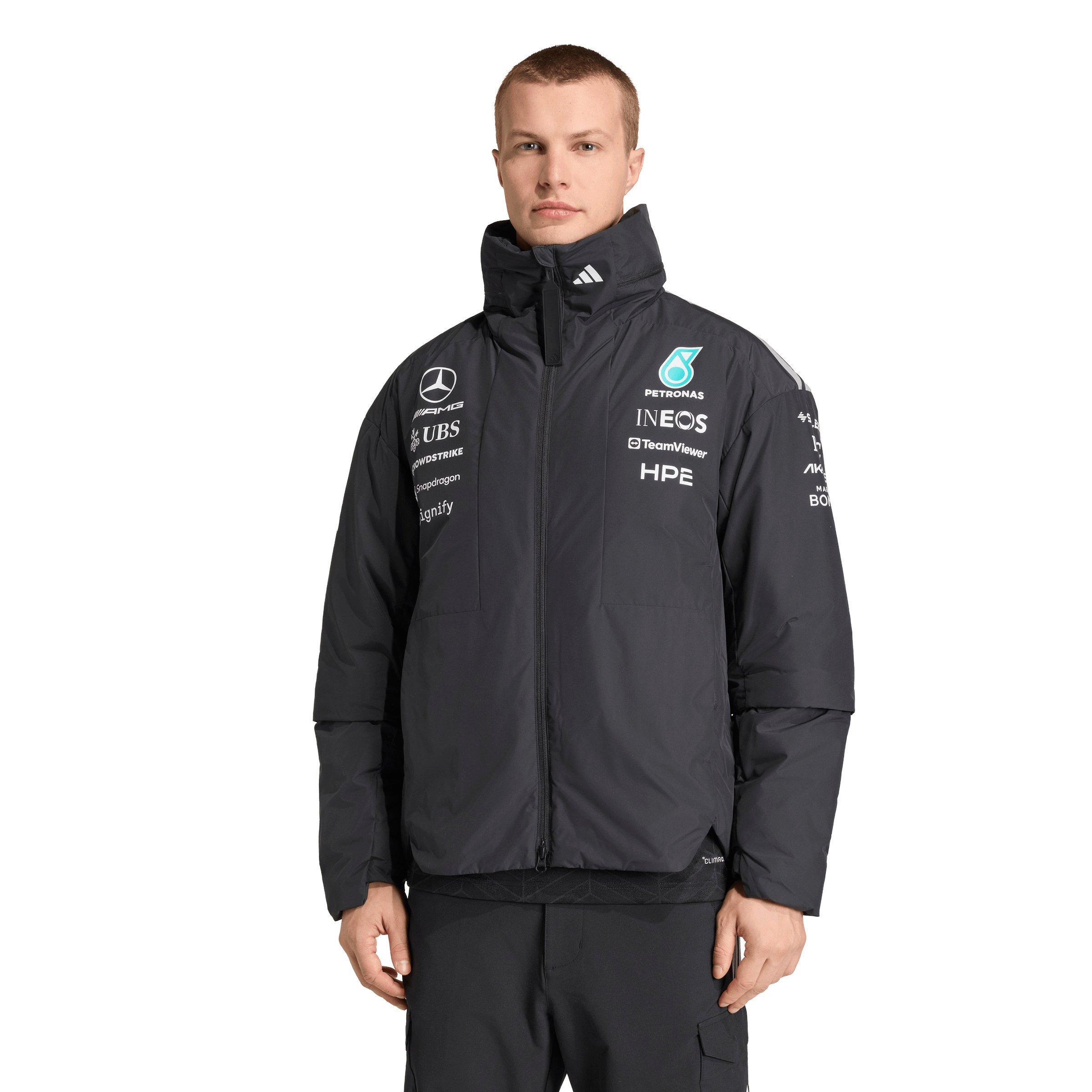 adidas Men's Mercedes AMG Petronas Formula 1 Team Engineers Jacket - Black - BLACK